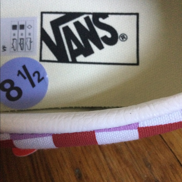 Rainbow checkered Vans - Picture 9 of 14